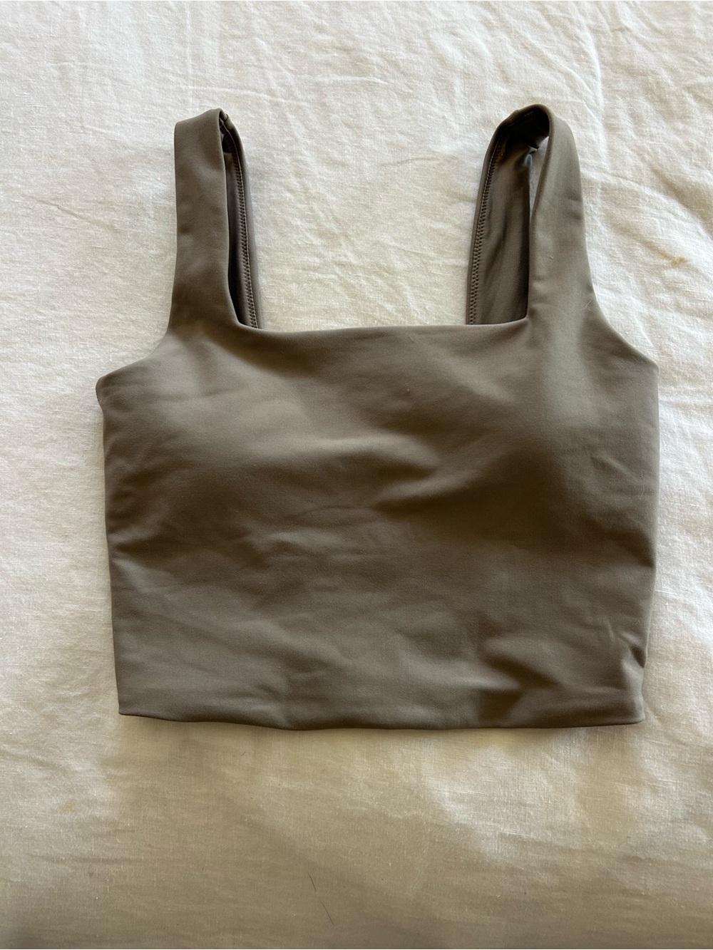 Abercrombie High-Waist Taupe Two Piece Work Out Suit - Women. Never worn - Picture 4 of 6